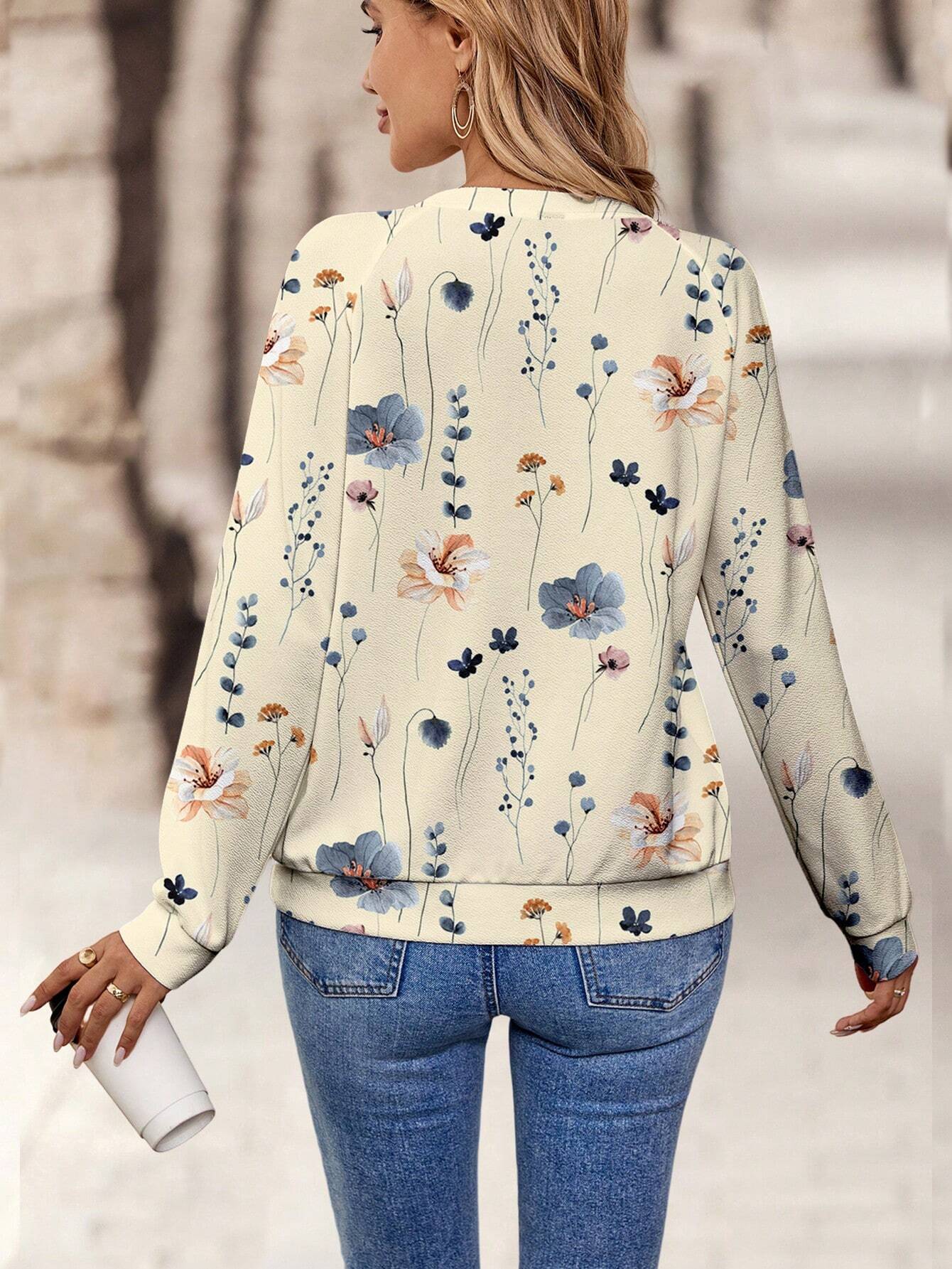 FloraMuse Long Sleeve Pullover