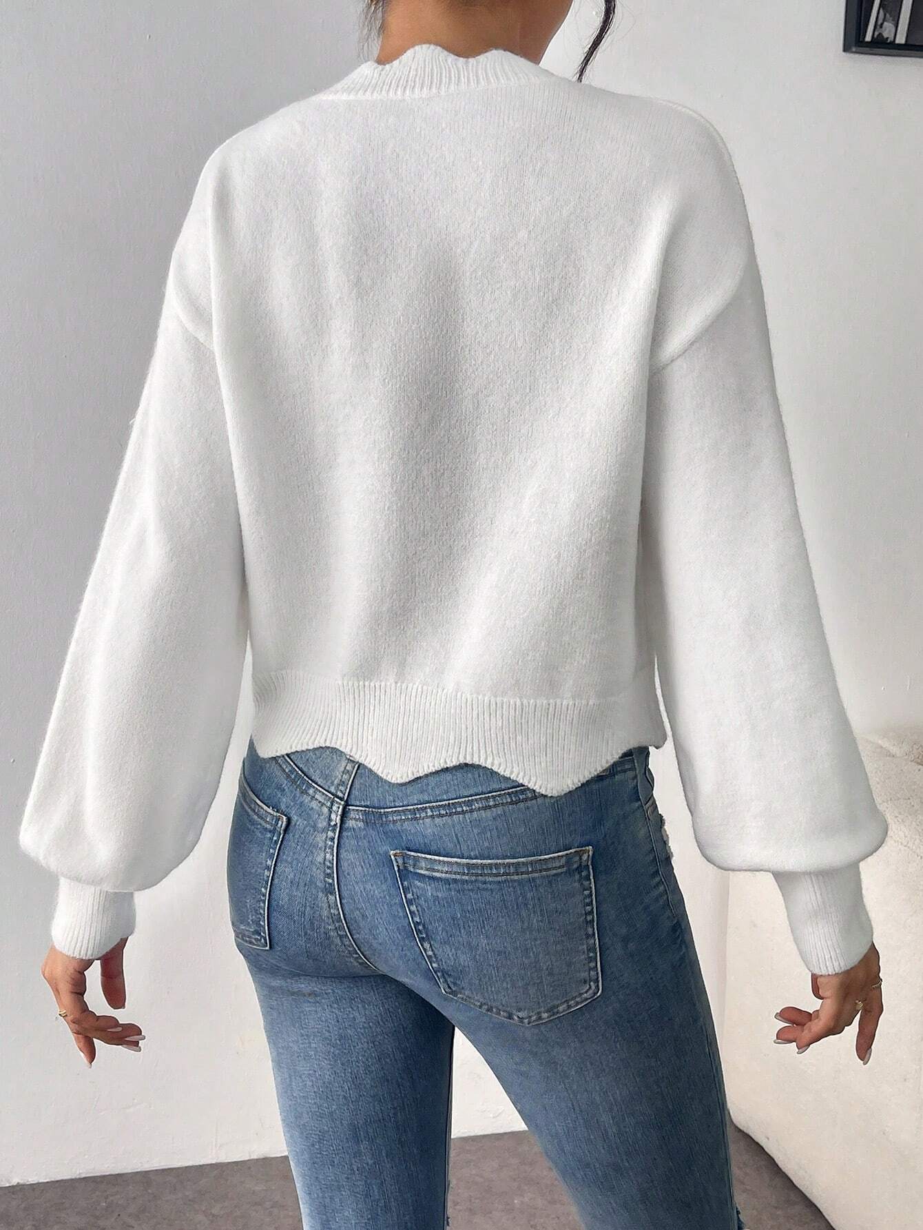 Floral Embroidered Sweater