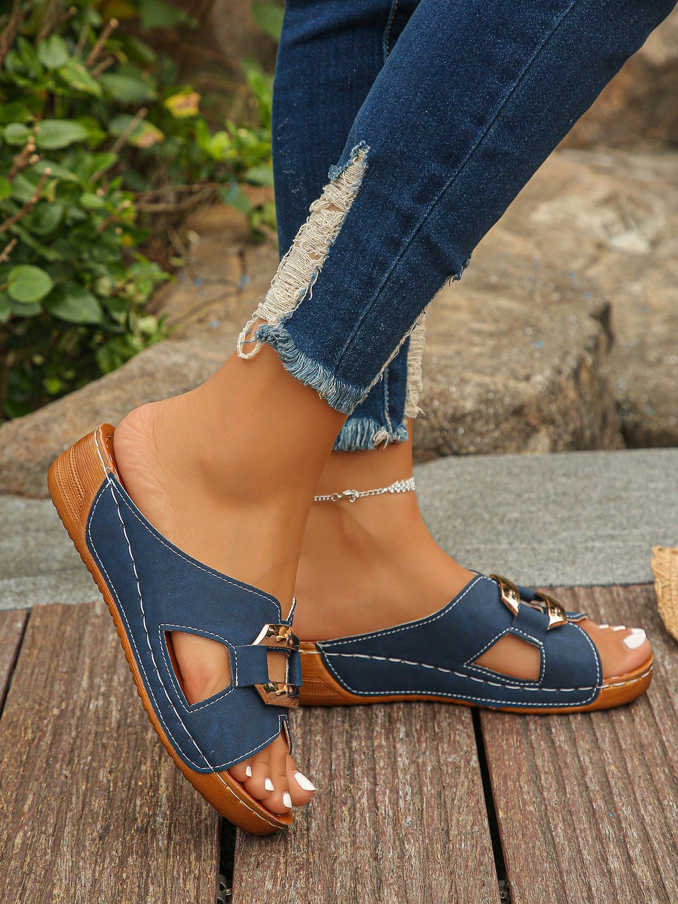 Comfort Arch Support Slide Sandals