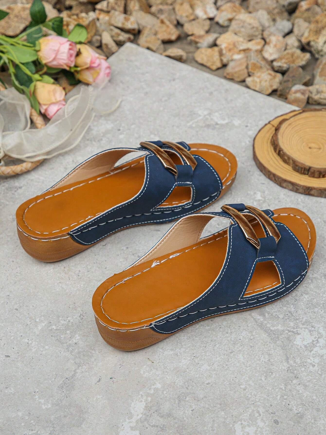 Comfort Arch Support Slide Sandals