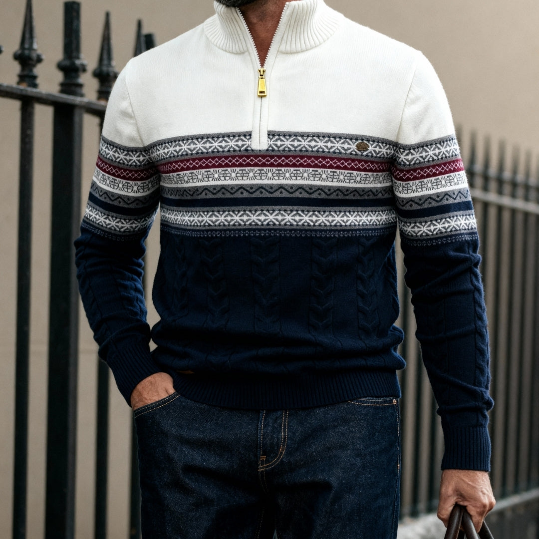 Roman Zip Sweatshirt