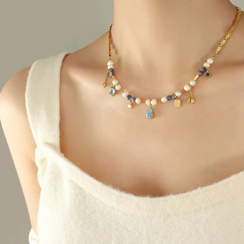 Gem Charm Necklace