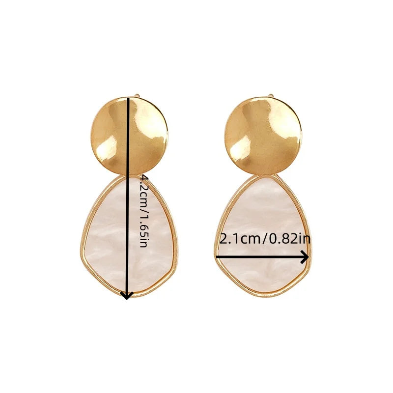 Alma Shell Drop Earrings