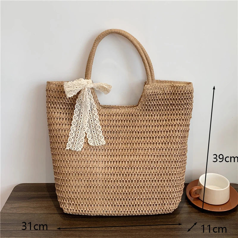 Woven Everyday Straw Tote