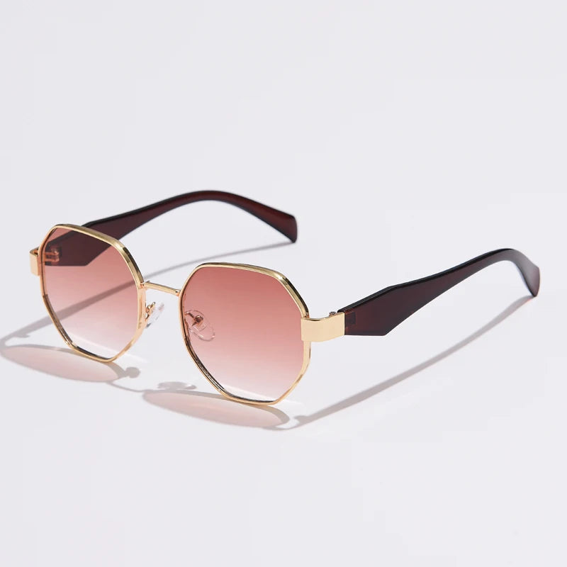 Hexa Gold Frame Sunnies