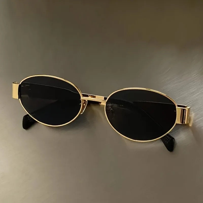 Aurora Oval Frame Sunglasses