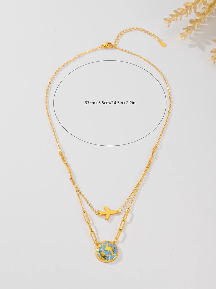 Wanderlust Globe Necklace
