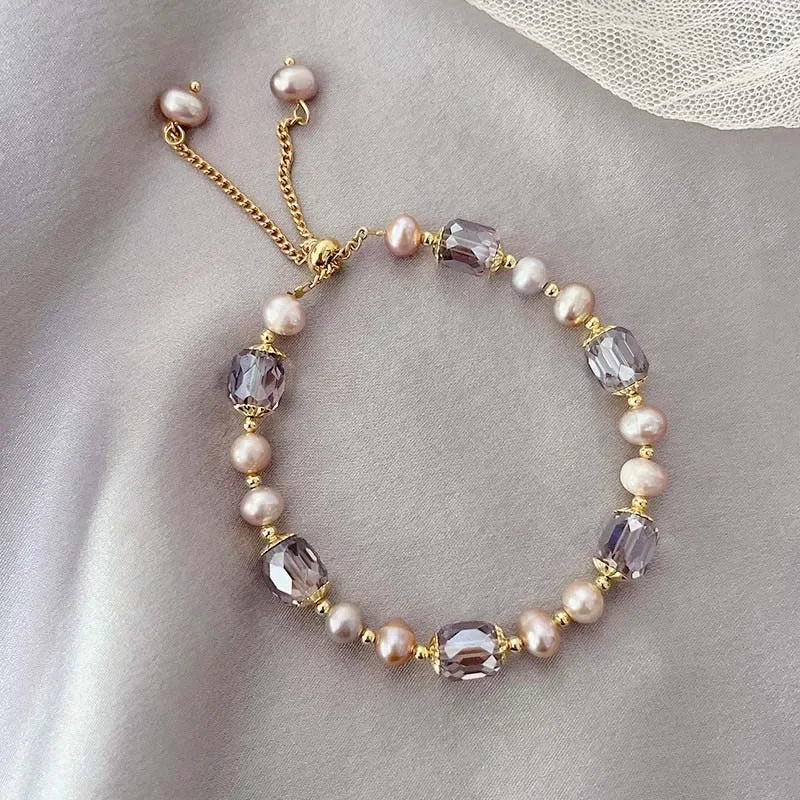 Pearl & Crystal Bracelet