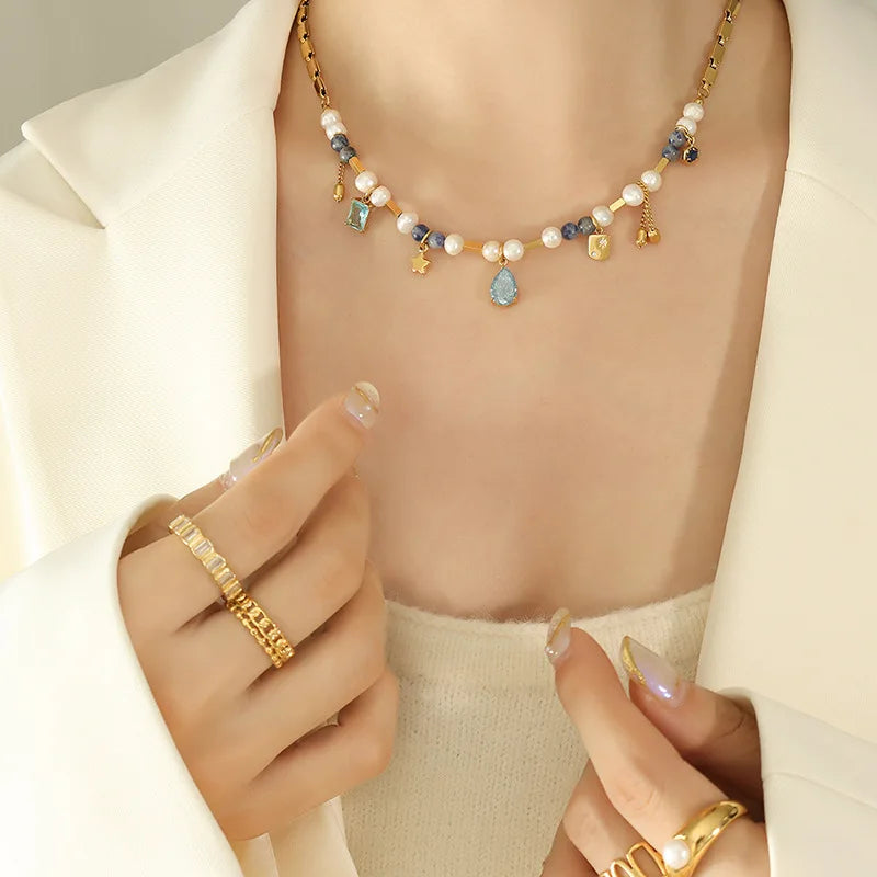 Gem Charm Necklace