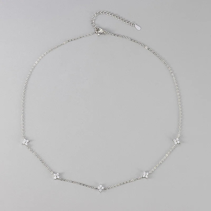 Dainty Daisy Chain Necklace