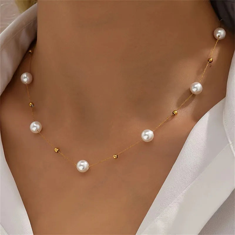 Lina Pearl Necklace
