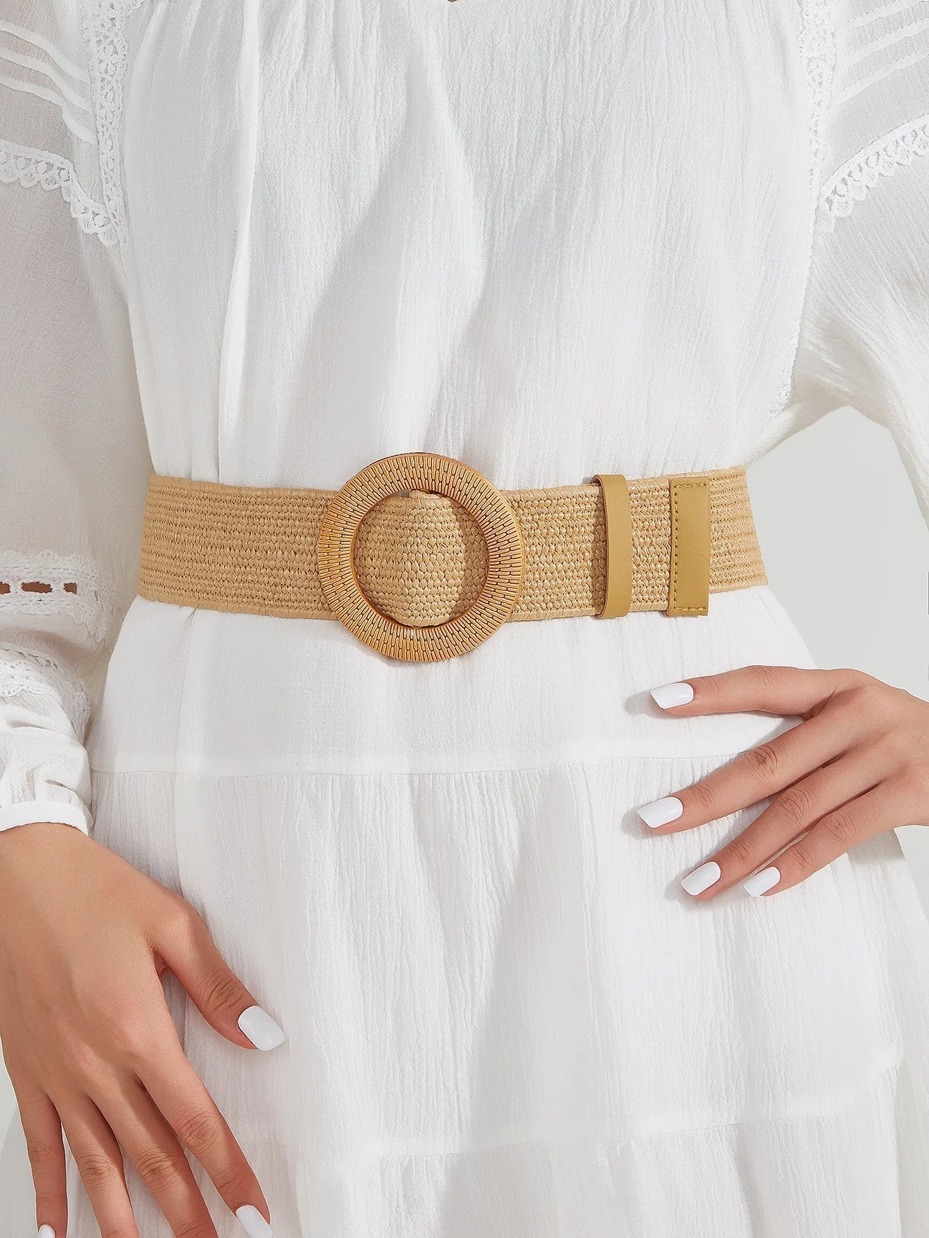 Solana Woven Circle Belt