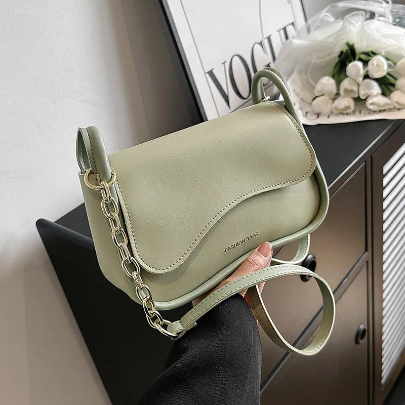 Sculpted Edge Chain Bag