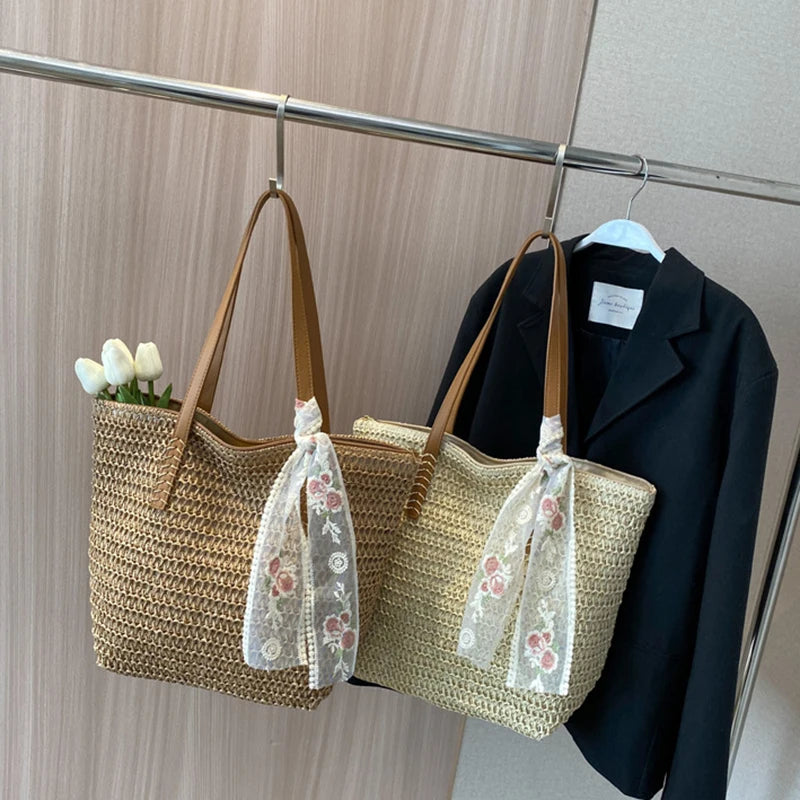 Vintage Woven Tote