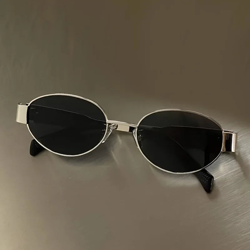 Aurora Oval Frame Sunglasses