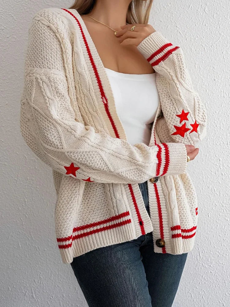 Star Knit Cardigan