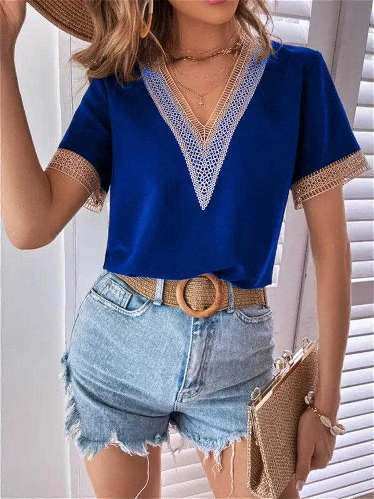 Citrus Lace Top
