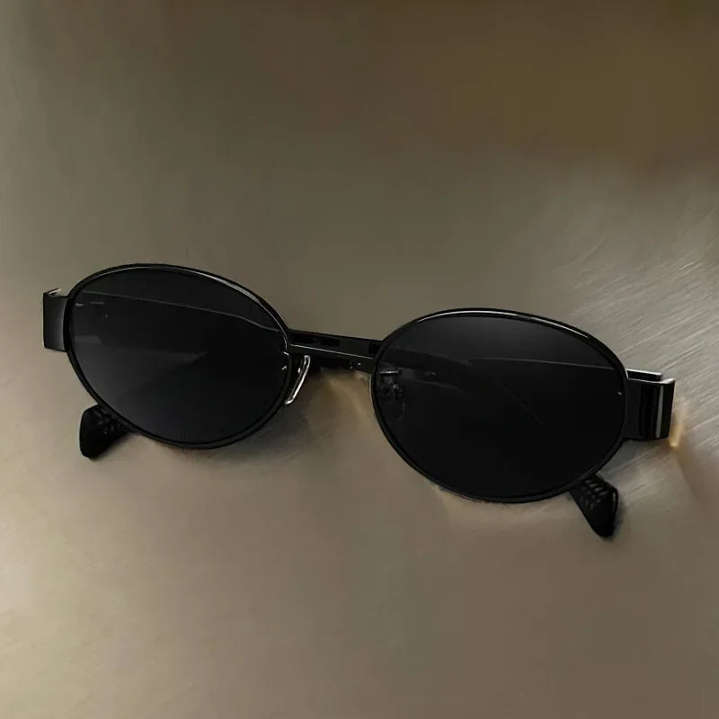 Aurora Oval Frame Sunglasses