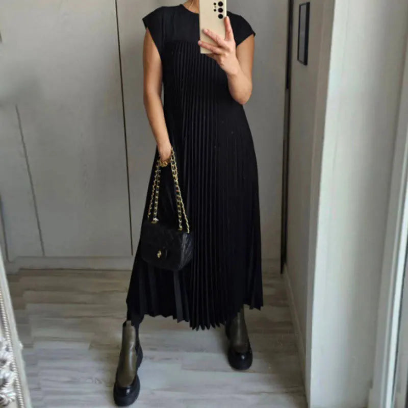 Grace - Pleated Maxi Dress