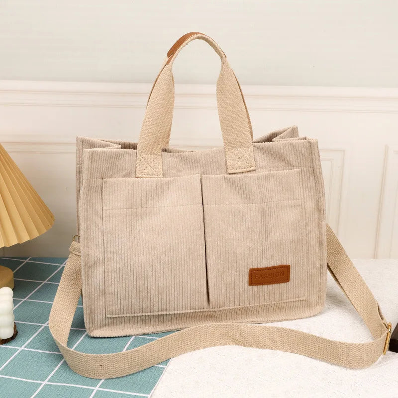 Multi-Pocket Shoulder Bag