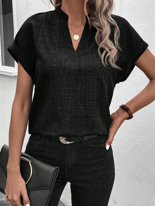 Noir Ease Blouse
