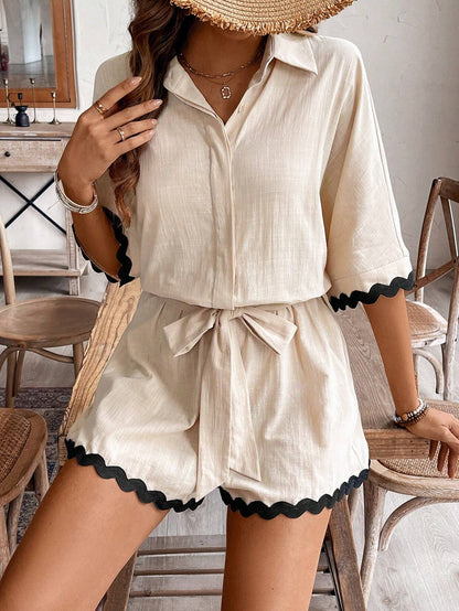 Scallop Edge Romper