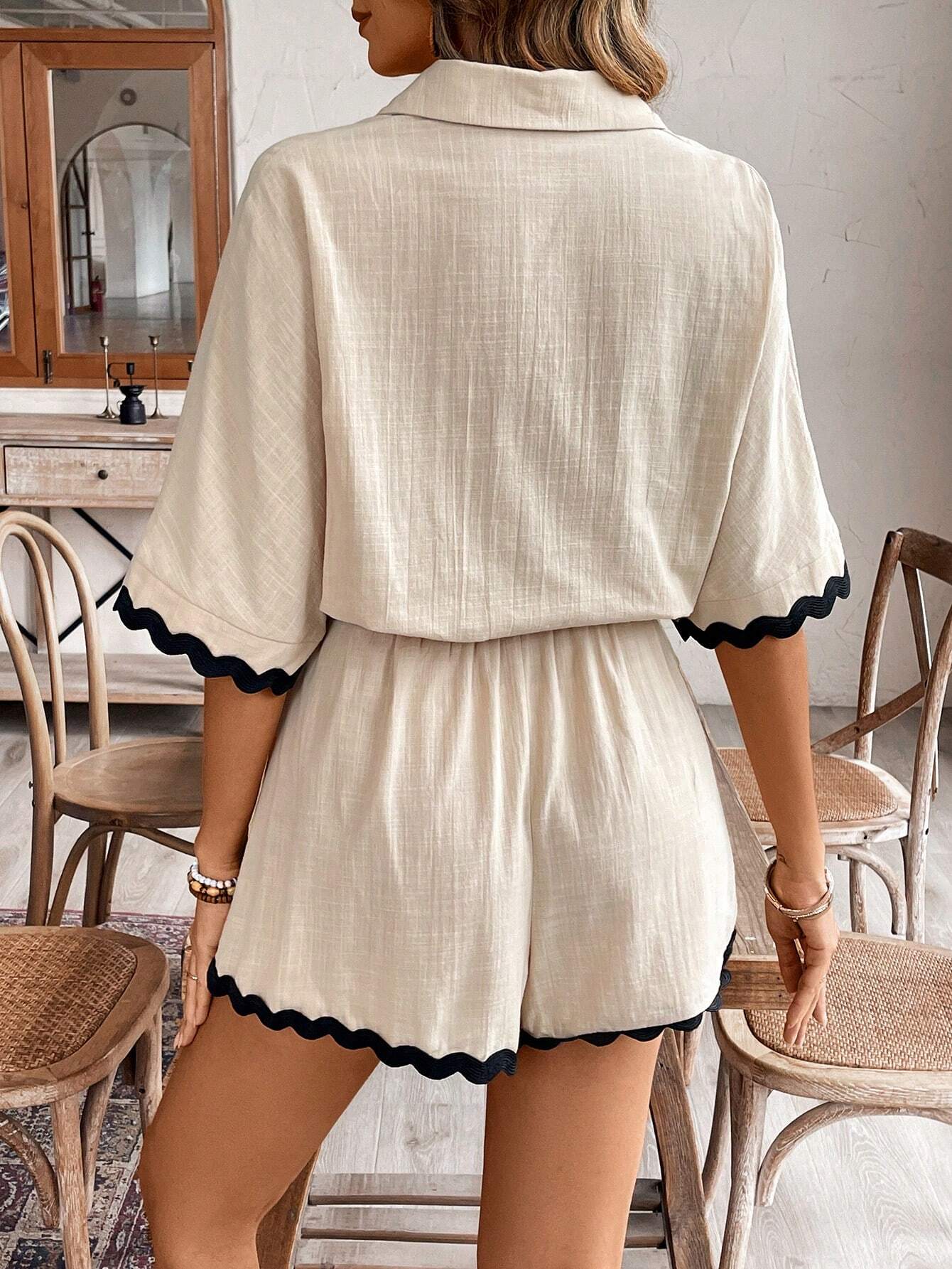 Scallop Edge Romper