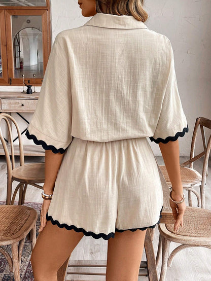 Scallop Edge Romper