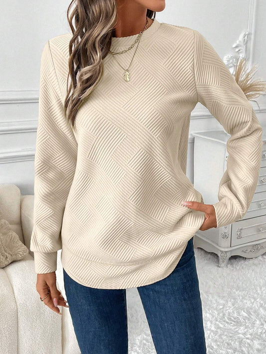 WaffleGrid Luxe Knit Pullover