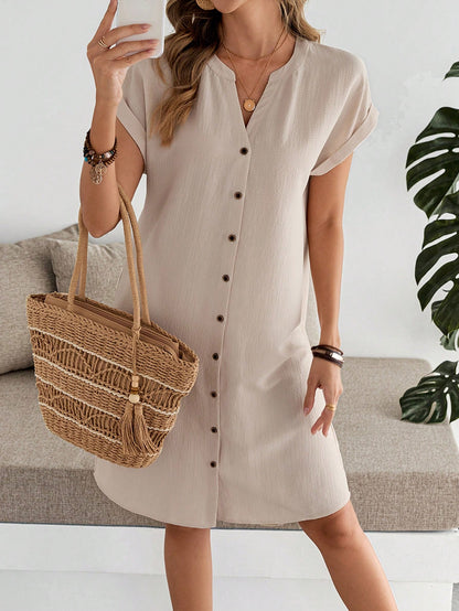 Driftwood Button Dress