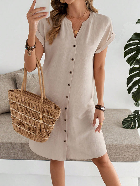Driftwood Button Dress