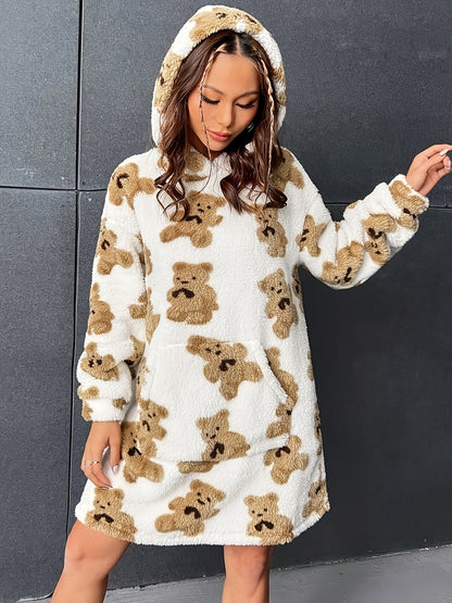 Oversized teddy bear fleece