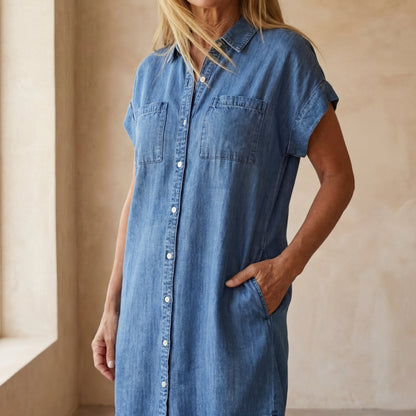 Solène Denim Dress