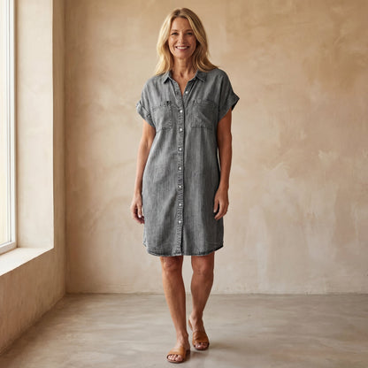 Solène Denim Dress