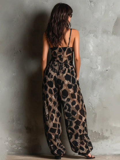 Mirabelle | Leopard Print Jumpsuit