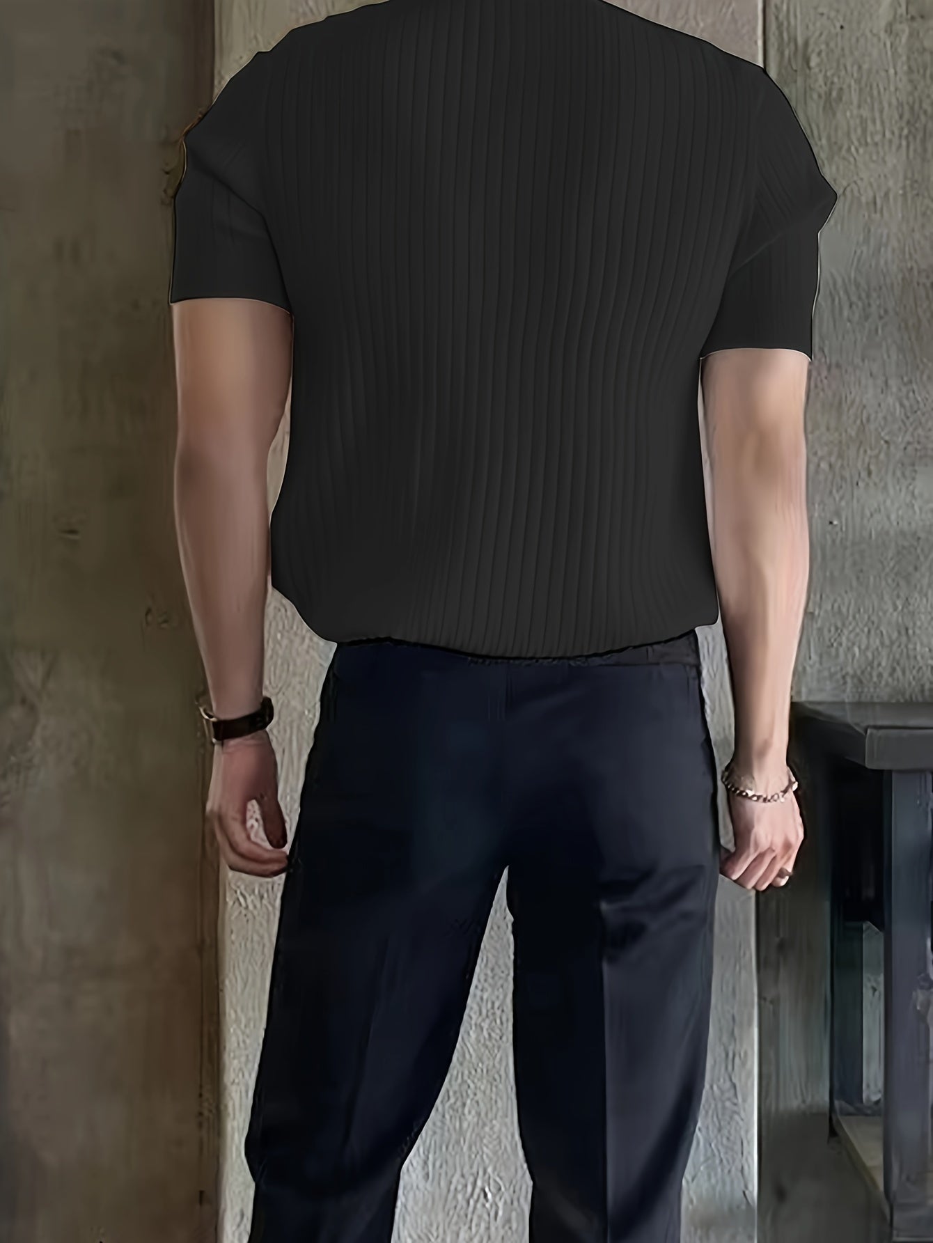 Nico Ribbed Knit Polo