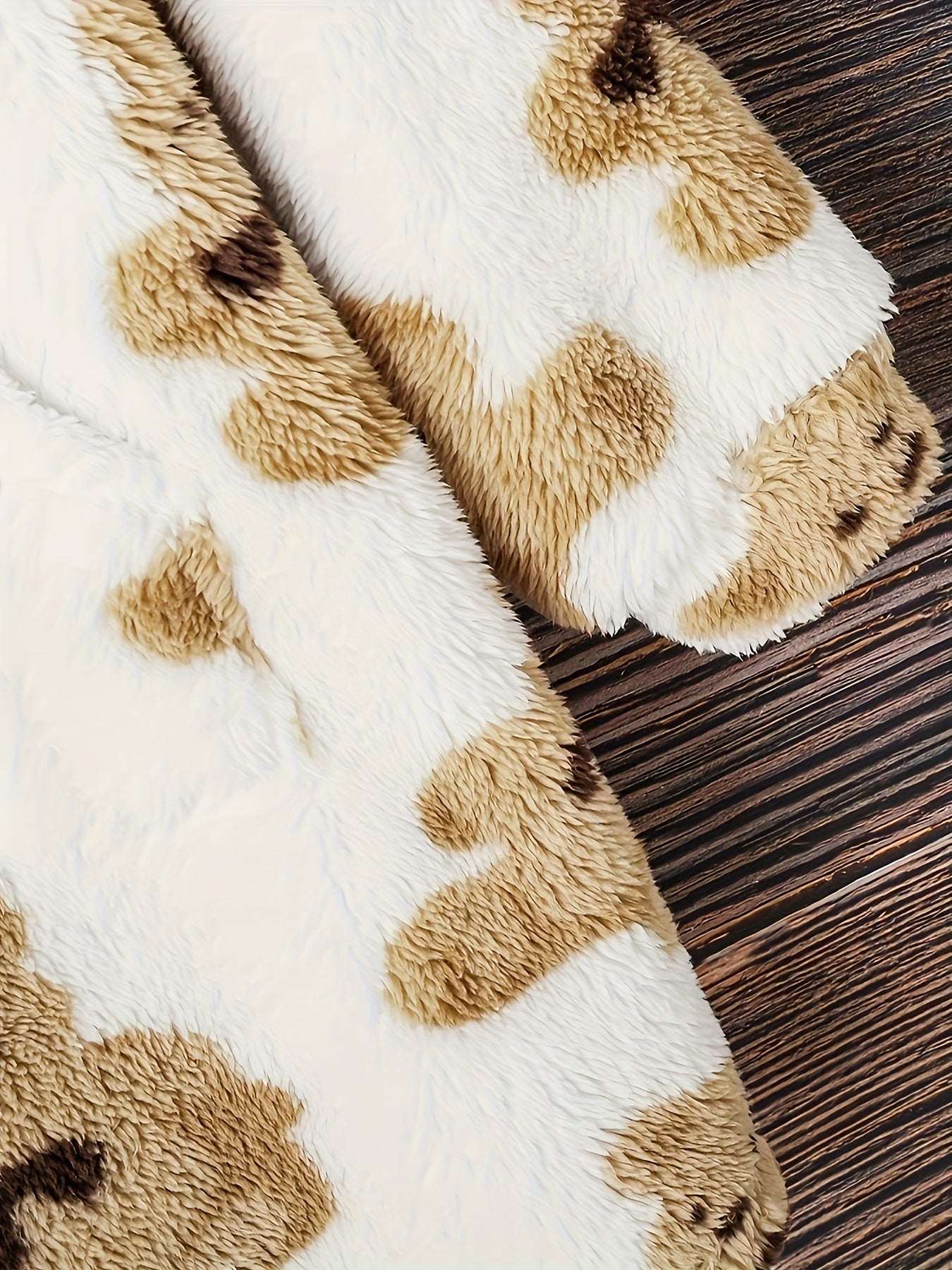 Oversized teddy bear fleece