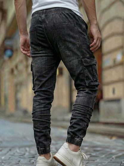 StreetForge Denim Cargo Jogger