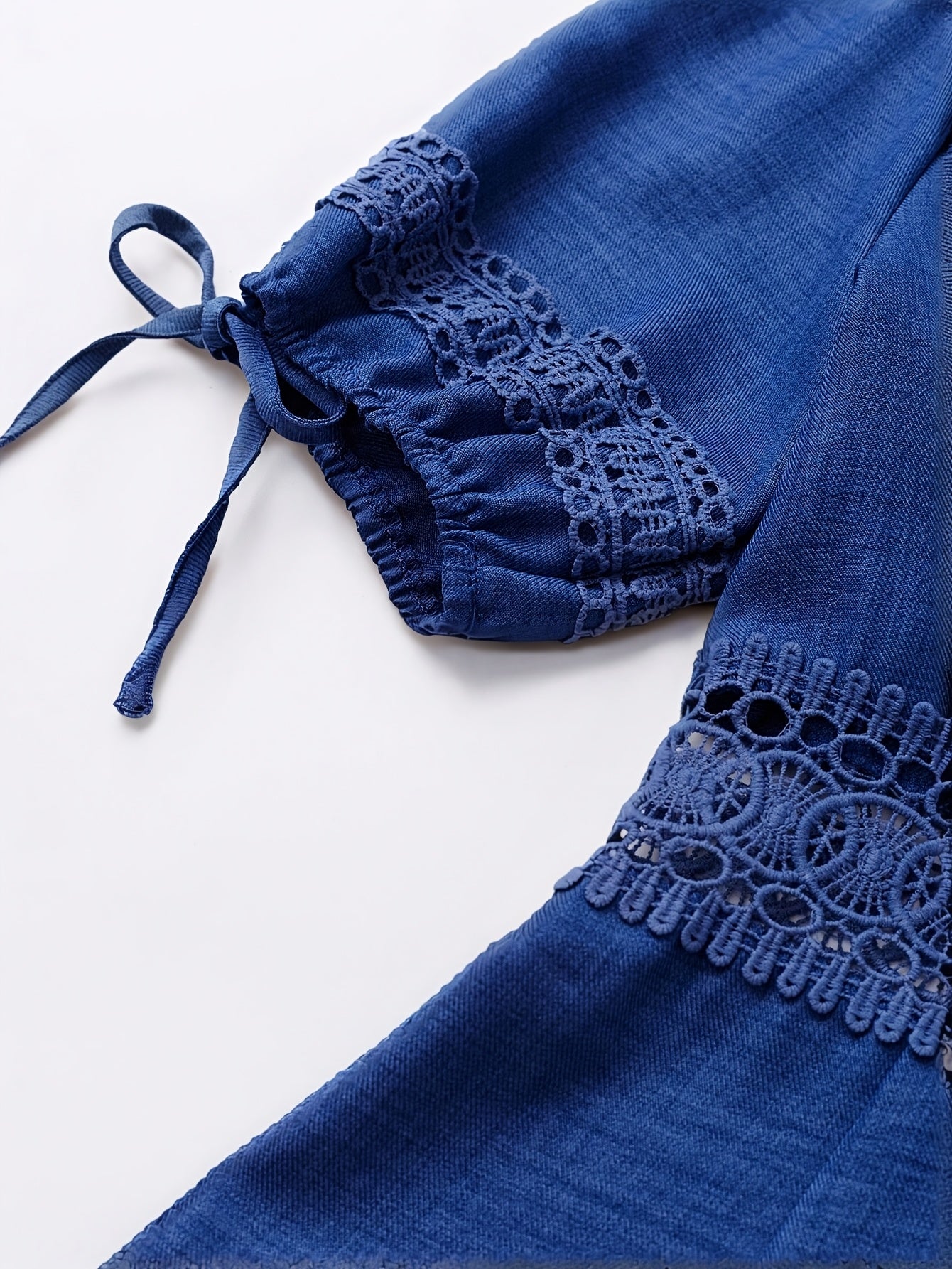 Elena Lace Trim Dress