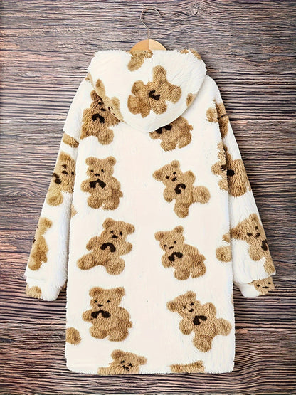 Oversized teddy bear fleece