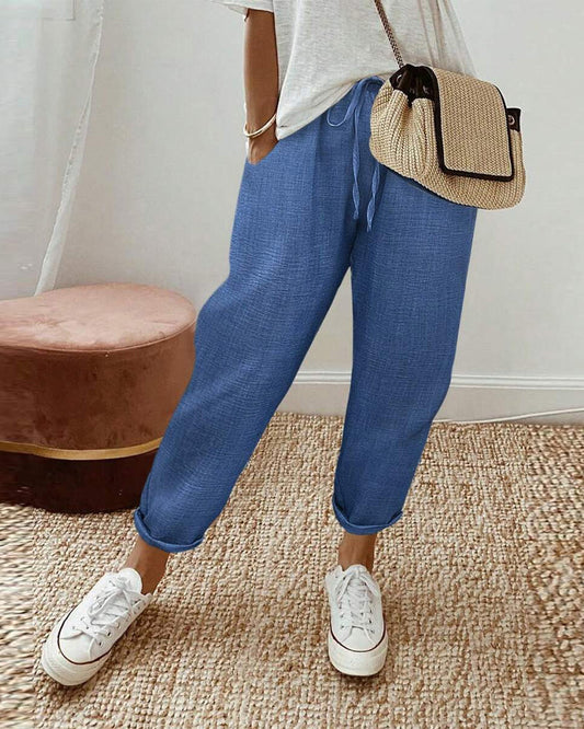High Waist Tapered Pants