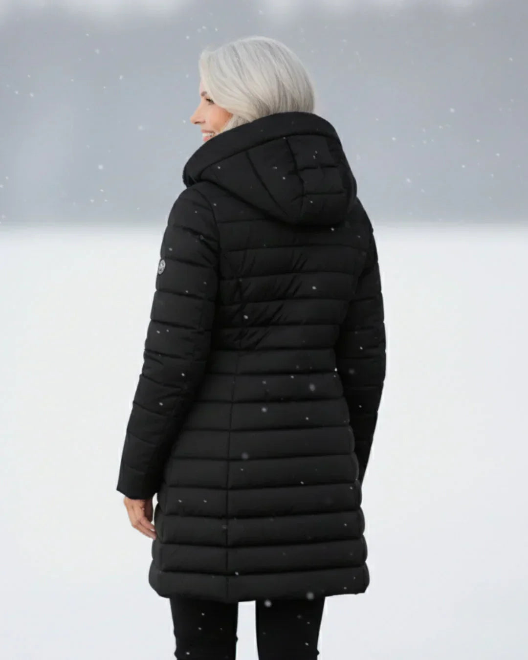 MARIA FLEECE PUFFER COAT