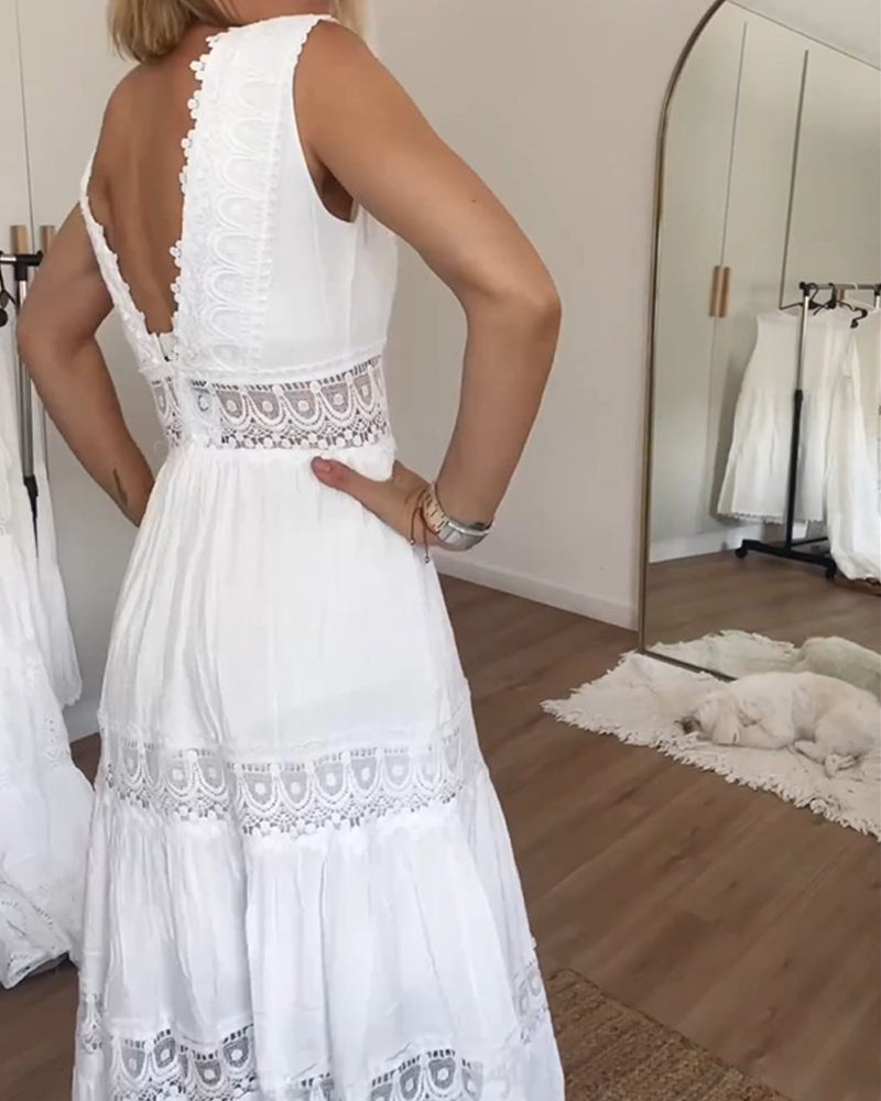 Luna Lace Comfort Dress