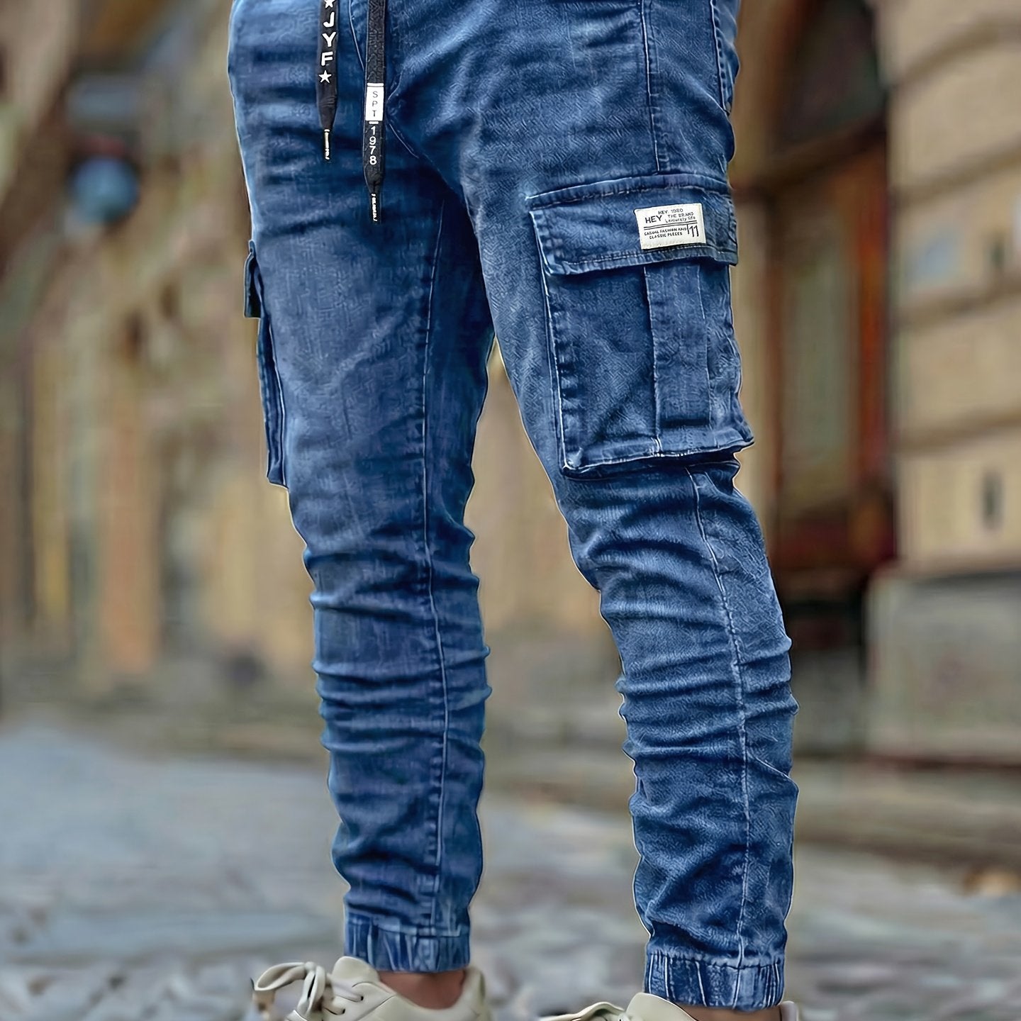 StreetForge Denim Cargo Jogger