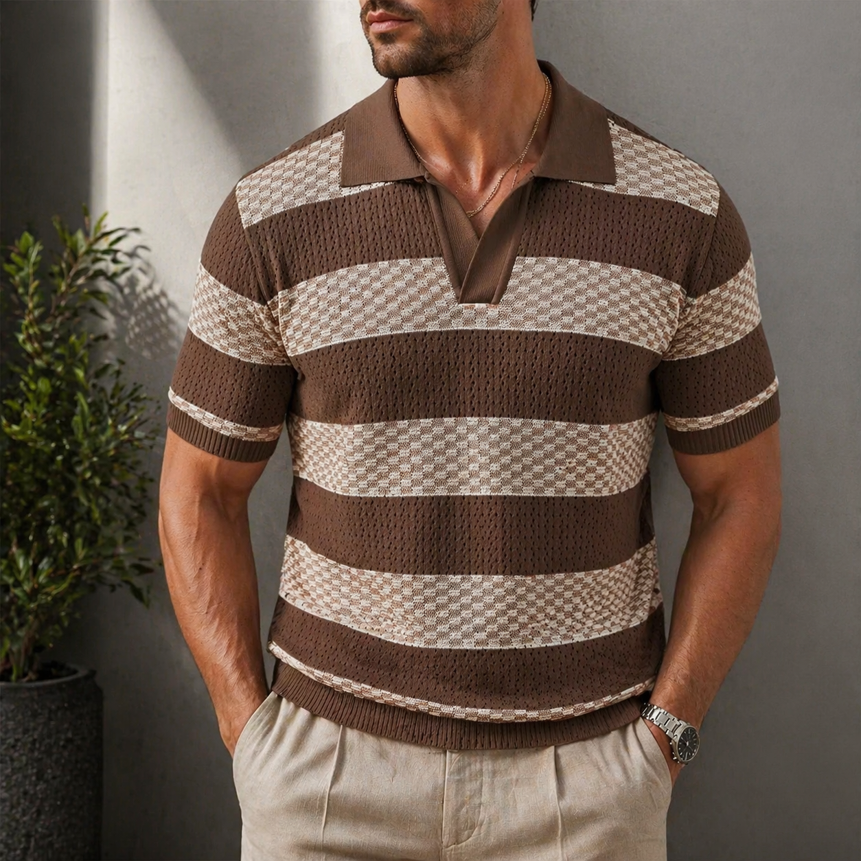 Aldridge Vintage Knit Polo