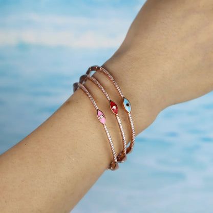 Rose Eye Bangle