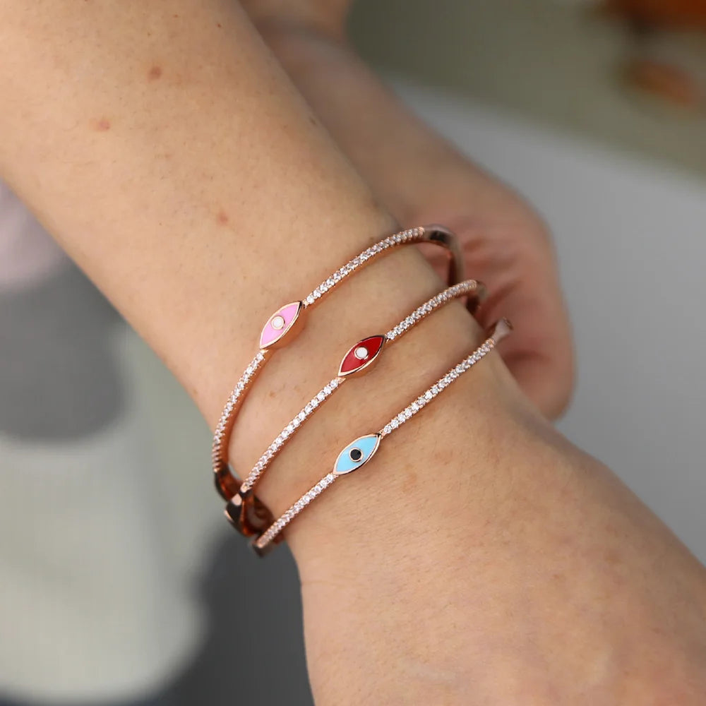 Rose Eye Bangle