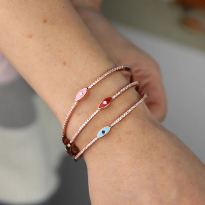 Rose Eye Bangle