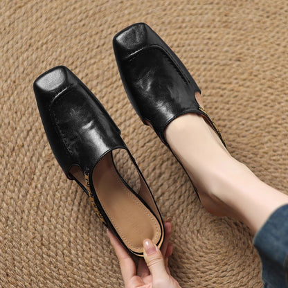 Avella Leather Mules