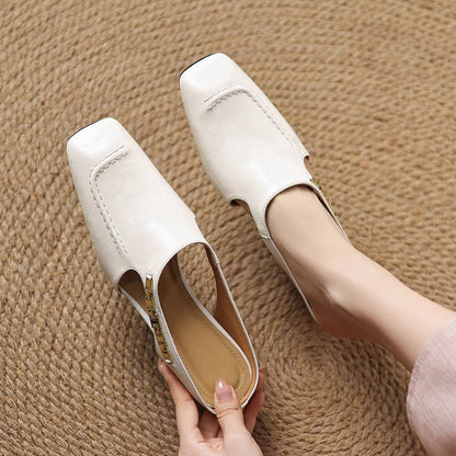 Avella Leather Mules